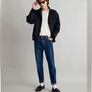 Madewell Men's Relaxed Jeans in Dark Blue